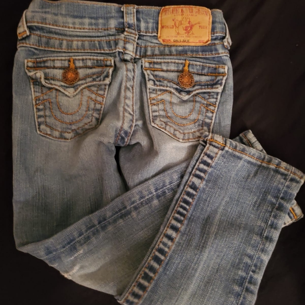 Girls true religion jeans size 4